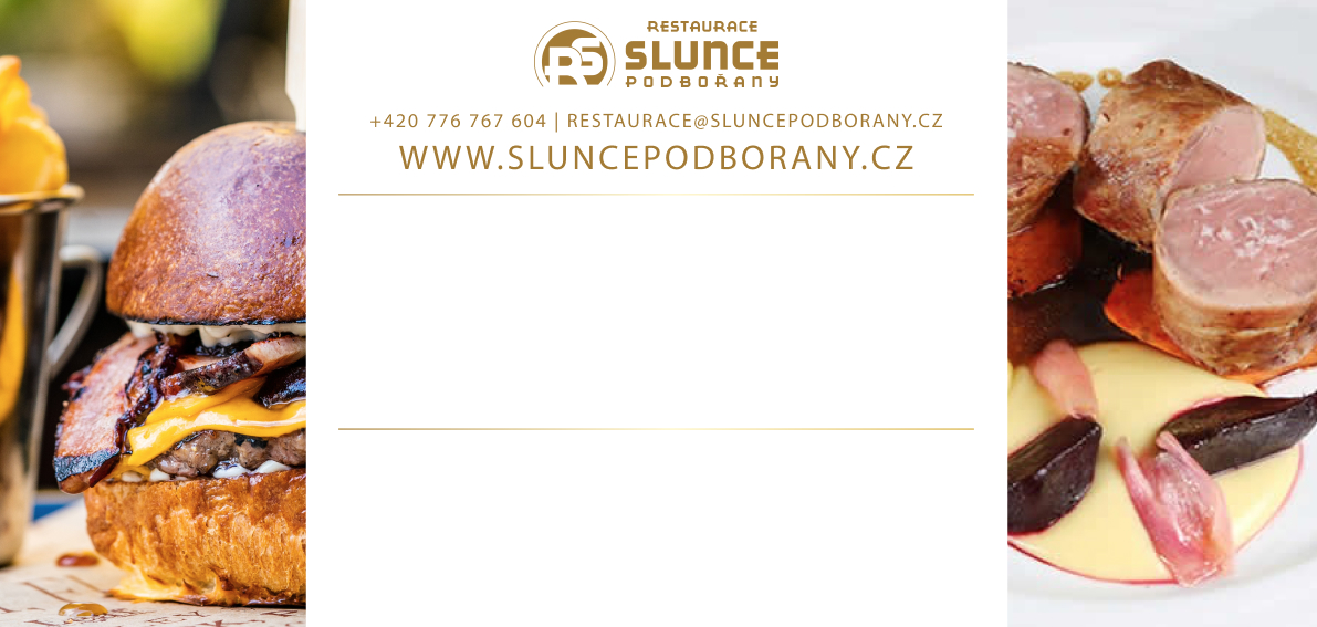 Dárkový poukaz na rozvoz jídla 1000 Kč - Restaurace Slunce