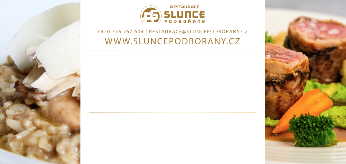 Dárkový poukaz na rozvoz jídla 500 Kč - Restaurace Slunce